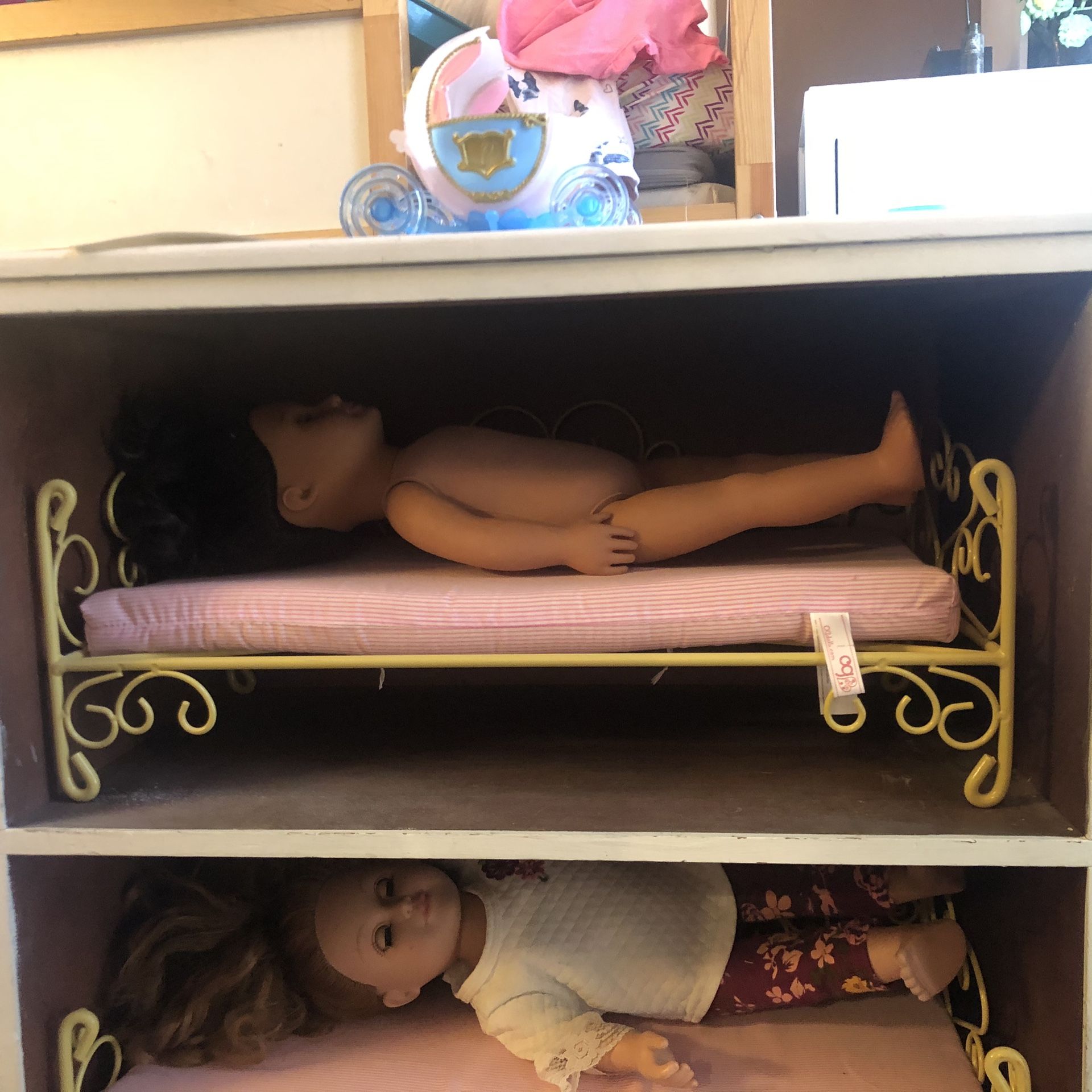 Two American girl doll bunkbeds