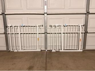 2 Regalo extra wide baby gate + banister adapter kit