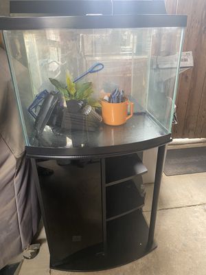 Photo Complete set: 30 gallon Fish Tank and accessories !!!