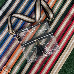 Black Tassel Stadium Bag