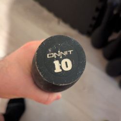 2 Onnit 10lb steel Indian clubs