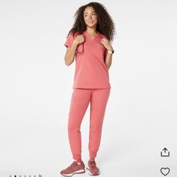 Pulmonary Pink Figs Scrub Set