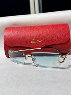 Light blue glasses