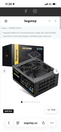 1250W Gold PSU