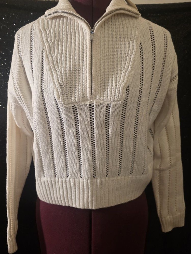 Target Womens White Sweatshirt 