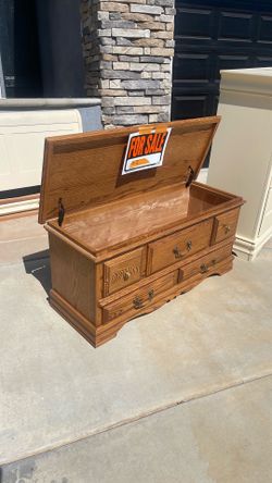 Cedar lined storage chest
