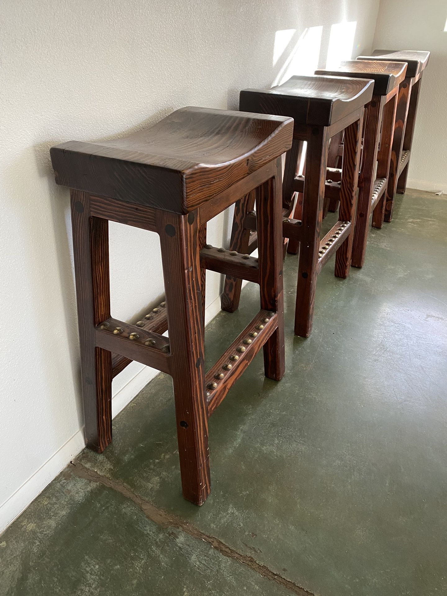 Set Of Four Custom Stools