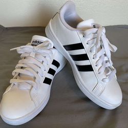 White Adidas Shoes 