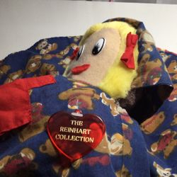 Goldilocks and the three Bears.Topsy-turvy puppet, four sided, by Reinhart collection