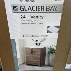 Glacier Bay Bocca 24 in Single Sink Bath Vanity