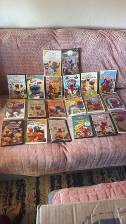 19 Sesame Street DVDs & 1 Baby Einstein DVD