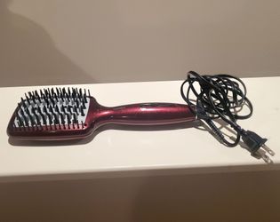 Conair InfinitiPro Straightening Hot Brush Red