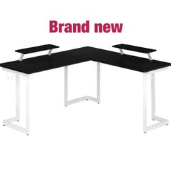 Techni Sport Warrior L-Shaped Gaming Desk RTA-TS220L