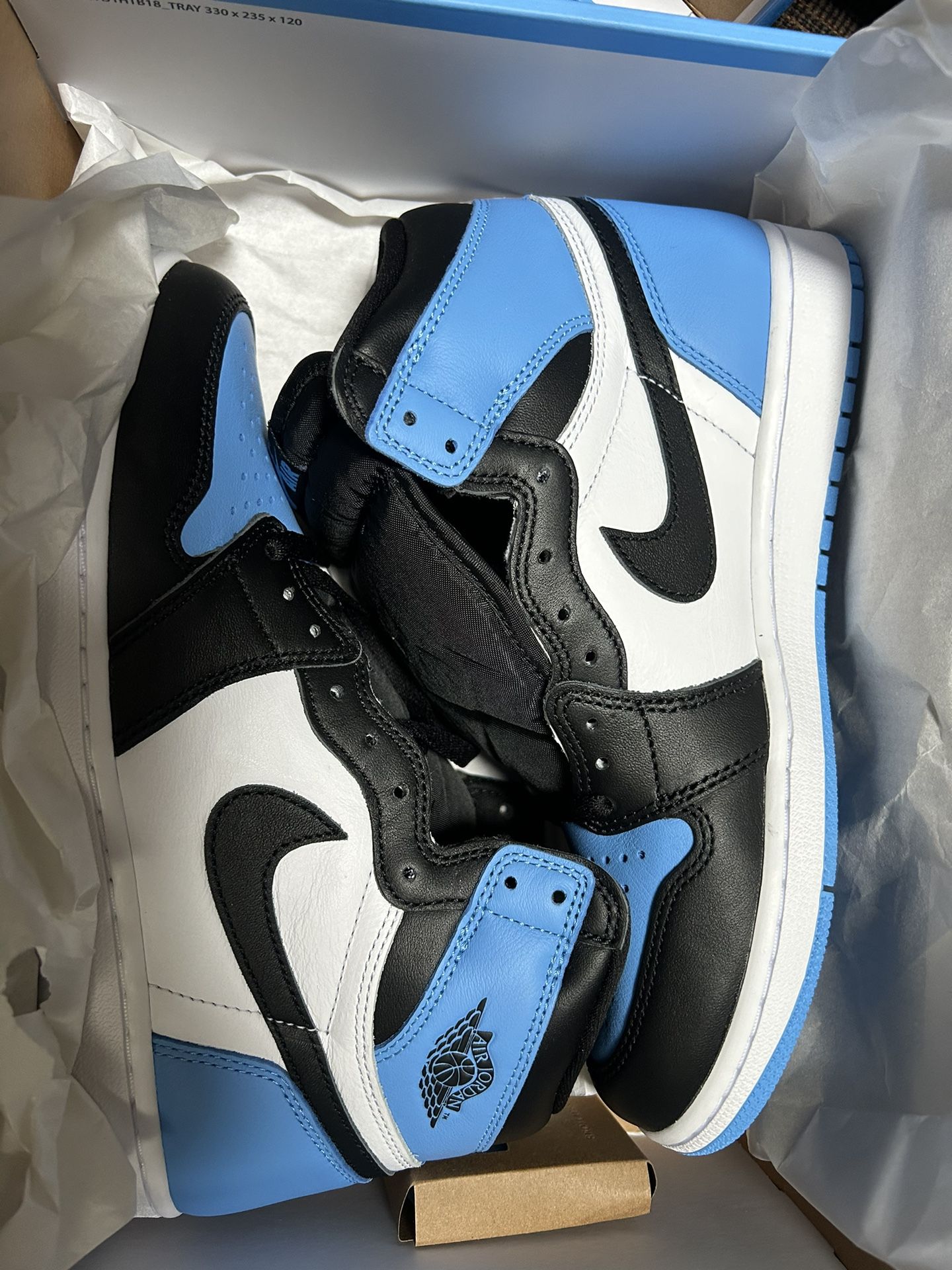 Jordan 1 UNC toe