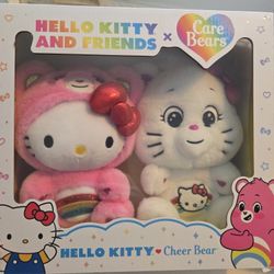 Hello Kitty And Friends x Care Bears Plush Collection