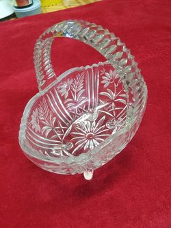 Princess house Crystal basket