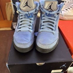 Jordan 5 UNC Size 8.5 Used Og Box 