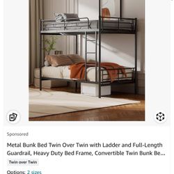 Twin Over Twin Bunk bed
