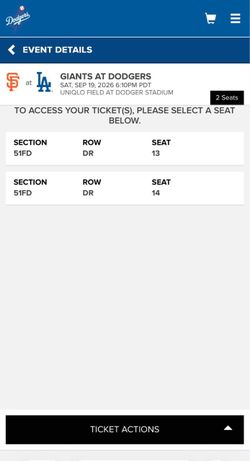 Dodger tickets