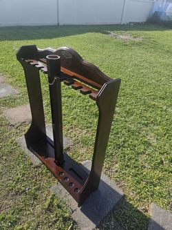 Brunswick Wooden Pool Cue Rack – Excellent Condition