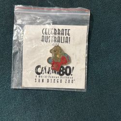 Two Vintage Zoo Pins, And One Rat Pin