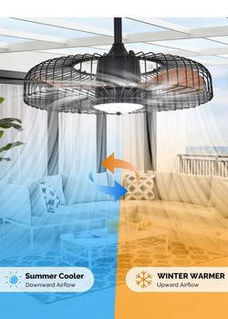 Orison  Outdoor Ceiling fan with light 24 inch