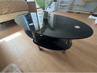 Black Glass Luxury Coffee Table