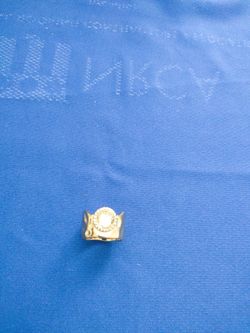 Brand New crown ring with yellow CZ