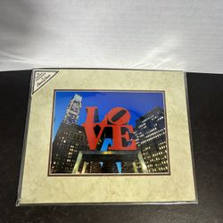 2015 Philadelphia LOVE Statue at Night Original Photo 8x10 Everich Sacco