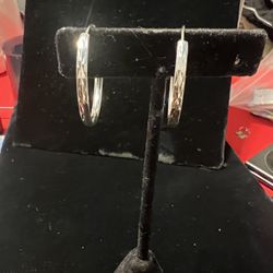 Sterling Silver Hoops