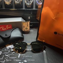 Ray Ban Sunglasses Gold
