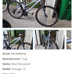 TRAYL Women’s Passage 1.0 Mountain Bike