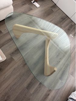 Noguchi Glass Coffee Table Dupe