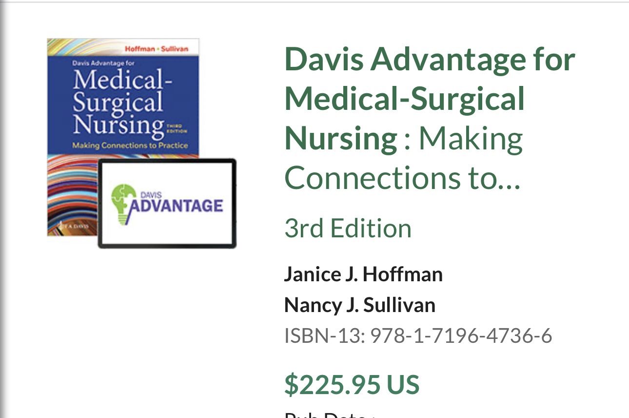 FA Davis Med surg Nursing Book
