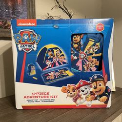 New Paw Patrol 4-pc adventure kit: tent, sleeping bag, flashlight, bag. Check my profile for more!