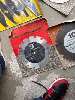 Two 9” blades and one 10 “ blades