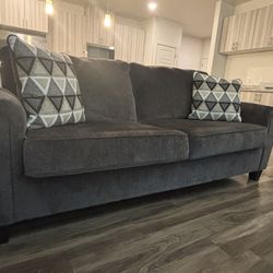 Charcoal Grey Couch 