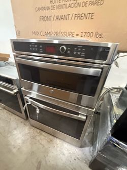 GE Profile Stainless Steel Wall Oven Microwave Combo