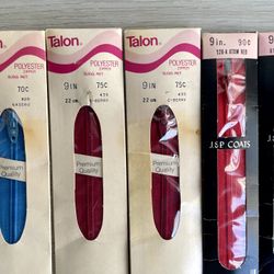 5 Zippers 9” plastic coil Closed Bottom Assorted Colors 