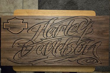 Harley Davidson On Oak