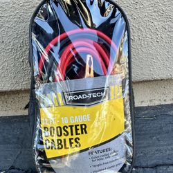 12ft RoadTech Booster Cables – 10 Gauge