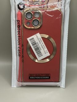 YKCZL Case Magnetic, Luxury Plating Cute Heart Full Camera Lens Protection Magnetic Case for Women Girls-Rose 