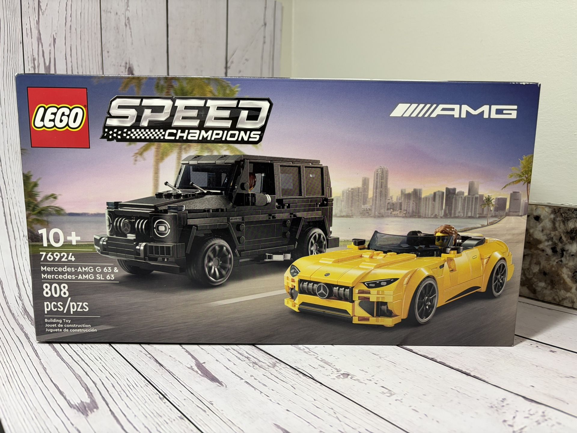 LEGO Speed Champions Mercedes AMG G 63 & AMG SL 63 - Toy Gift Cars for Boys & Girls
