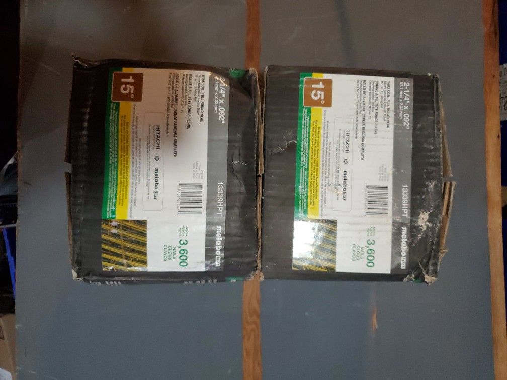 Wire Coil Nails 2 1/4x.092