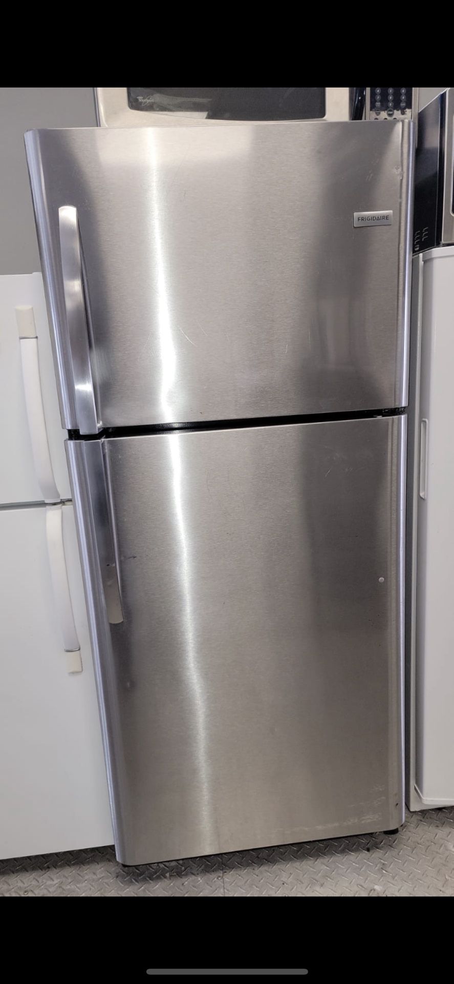 Frigidaire Stainless Steel 30” Wide Top/Bottom Refrigerator 
