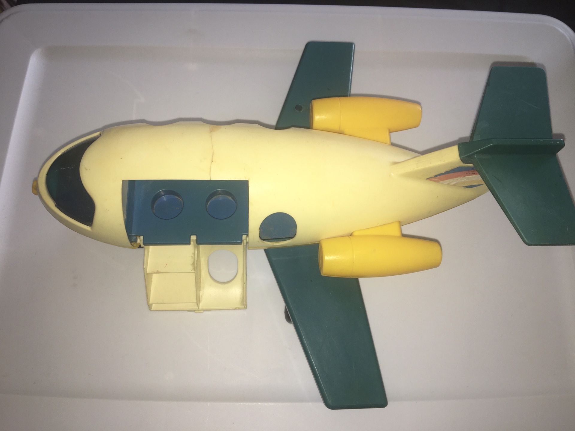 Vintage 1980 Fisher Price Little People Airplane