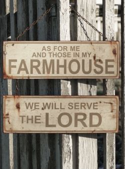 Farm House Metal Sign 