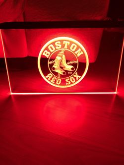 RED SOX LED NEON RED LIGHT SIGN 8x12