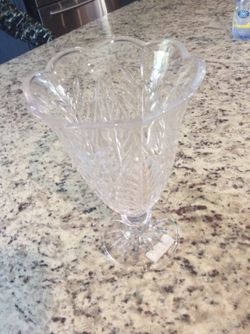 Mikasa crystal vase