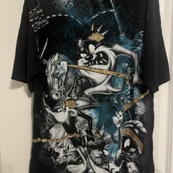 Vintage Lot 29 Looney Tunes T-Shirt AOP Y2K Mens